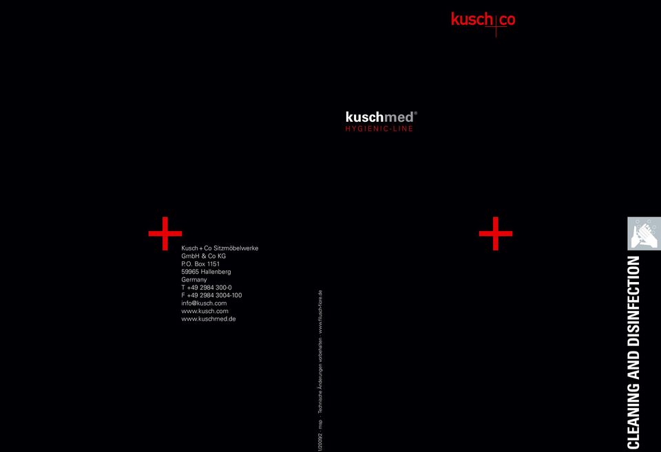 3004-100 info@kusch.com www.kusch.com www.kuschmed.