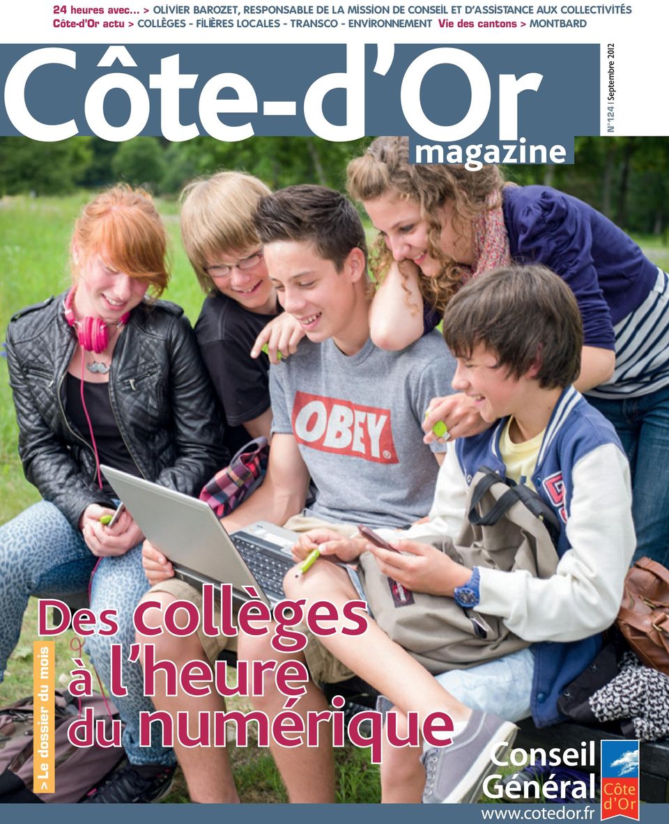 AUX COLLECTIVITÉS Côte-d Or actu > COLLÈGES - FILIÈRES LOCALES - TRANSCO -