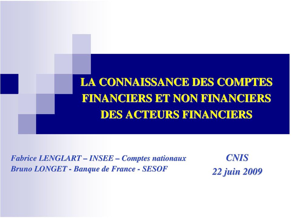 Fabrice LENGLART INSEE Comptes nationaux