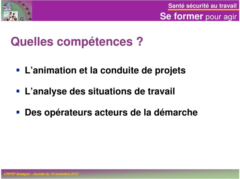projets L analyse des situations