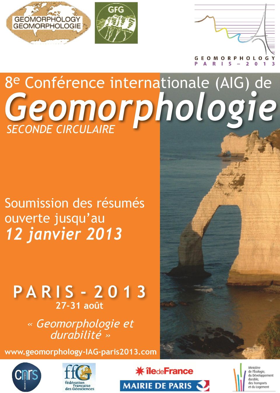 résumés ouverte jusqu au PARIS - 2013 27-31 août