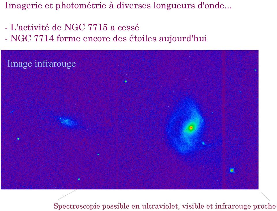 encore des étoiles aujourd'hui Image infrarouge