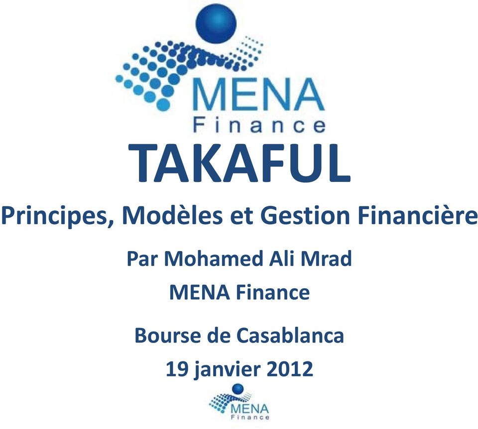 Mohamed Ali Mrad MENA Finance