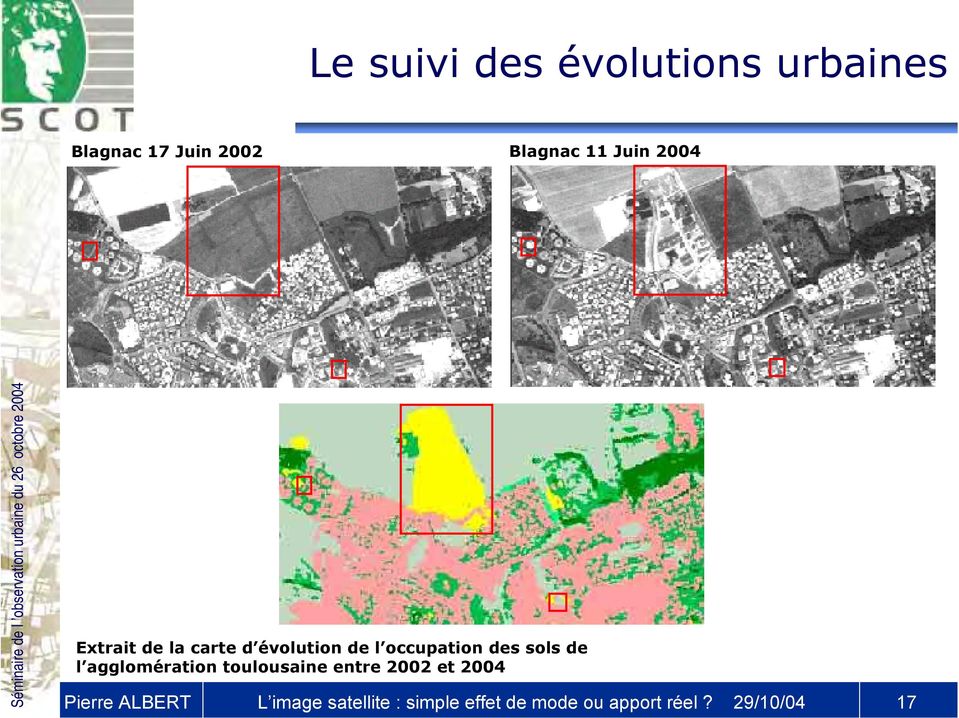 sols de l agglomération toulousaine entre 2002 et 2004 Pierre