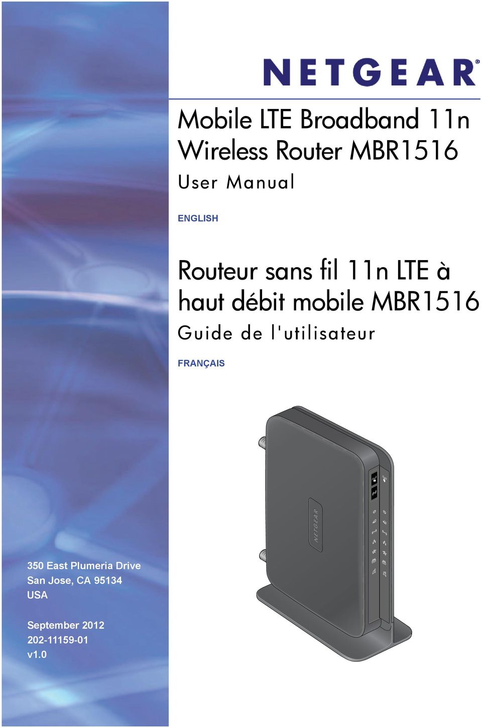 mobile MBR1516 Guide de l'utilisateur FRANÇAIS 350 East