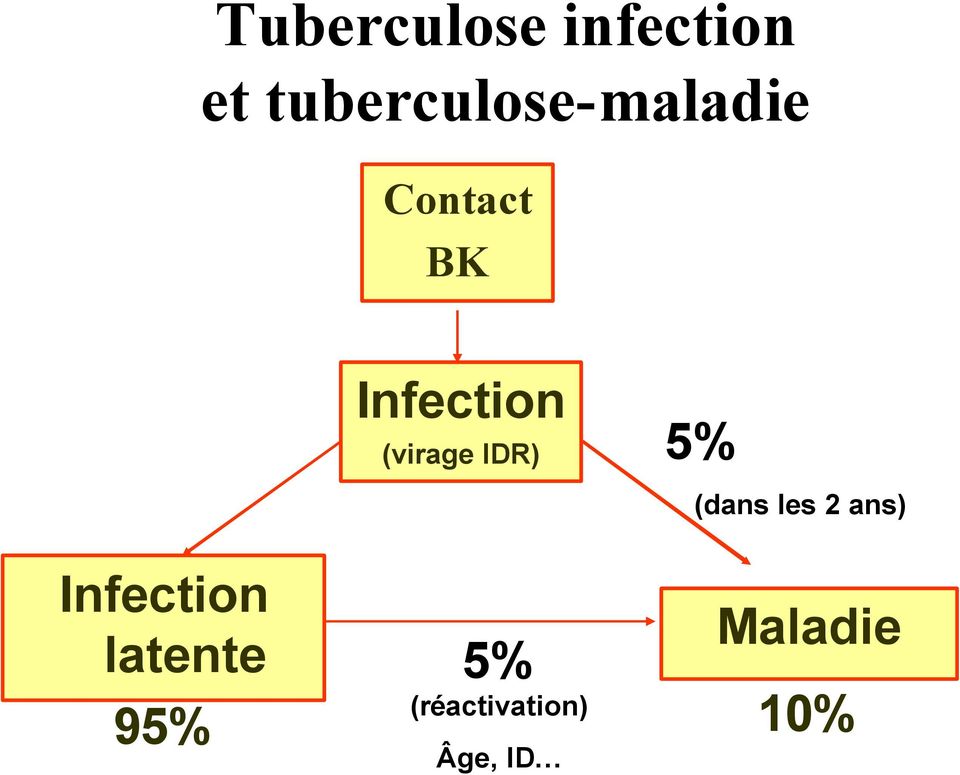 Infection (virage IDR) 5% (dans les 2