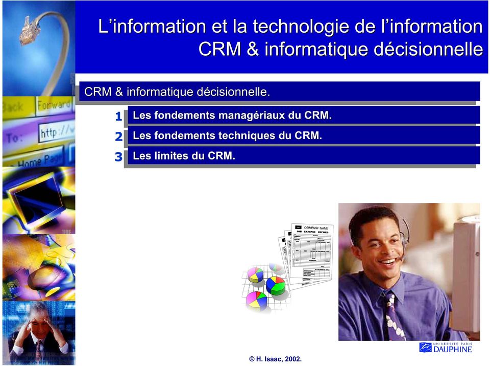 d 1 2 3 Les Les fondements managériaux managériaux du du CRM.