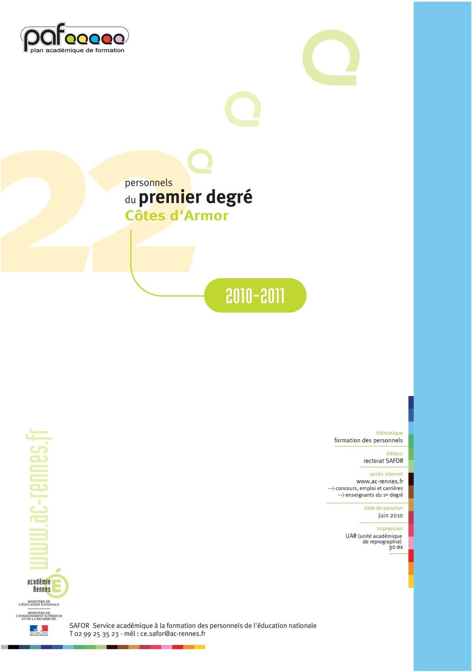 fr > concours, emploi et carrières > enseignants du 1er degré date de parution juin 2010 impression