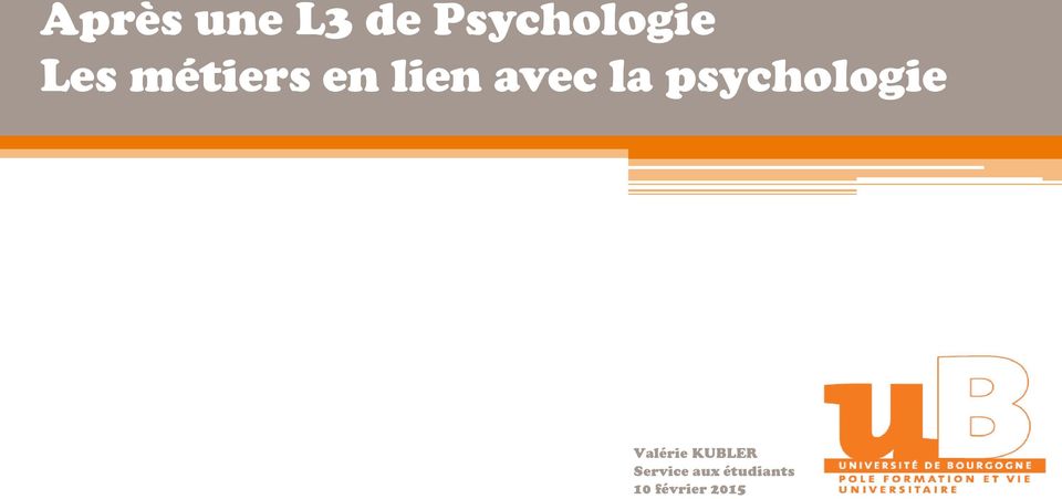 psychologie Valérie KUBLER