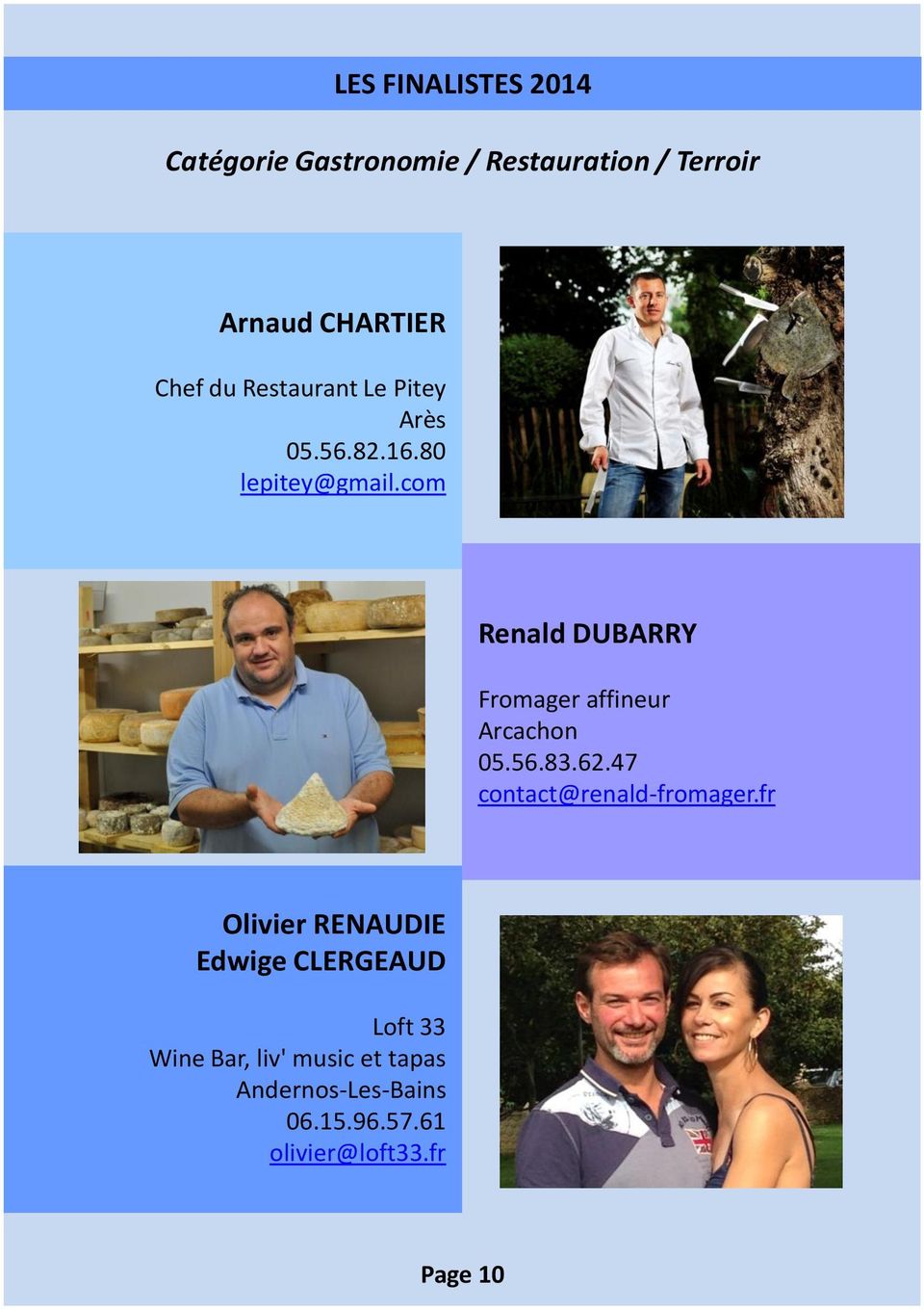 com Renald DUBARRY Fromager affineur Arcachon 05.56.83.62.47 contact@renald-fromager.