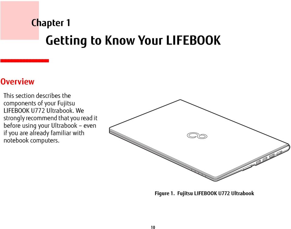 We strongly recommend that you read it before using your Ultrabook even if