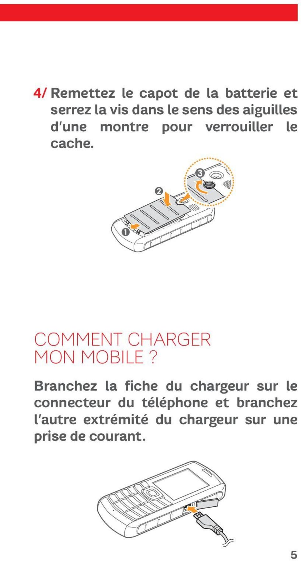 comment charger Mon mobile?