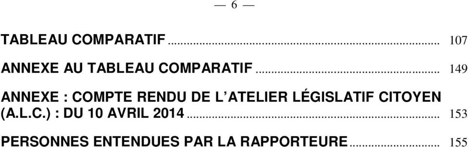 .. 149 ANNEXE : COMPTE RENDU DE L ATELIER