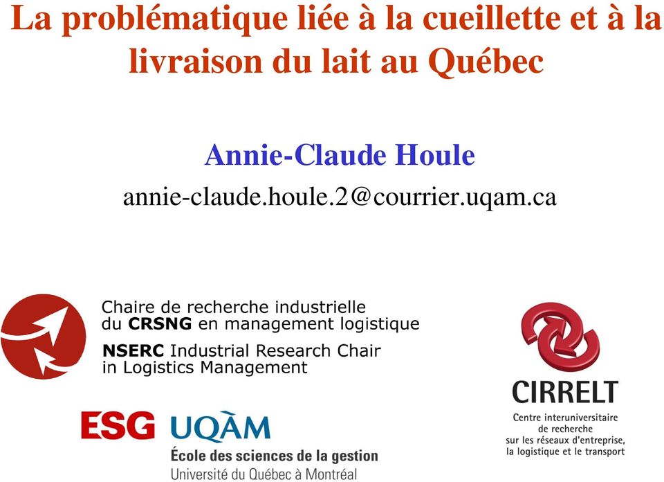 lait au Québec Annie-Claude