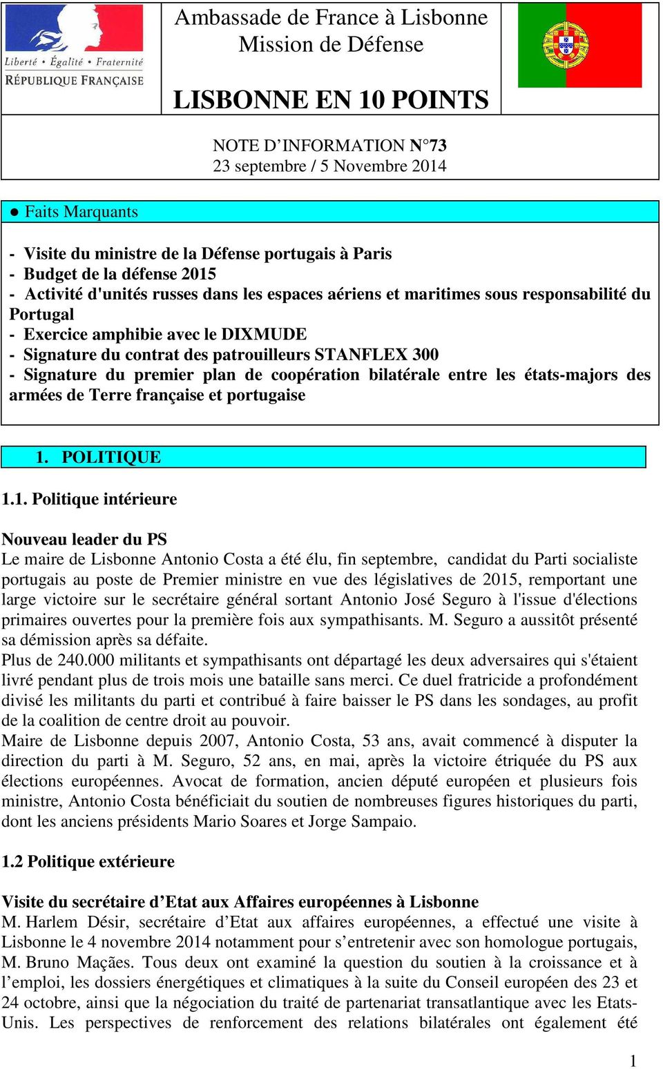 STANFLEX 300 - Signature du premier plan de coopération bilatérale entre les états-majors des armées de Terre française et portugaise 1.