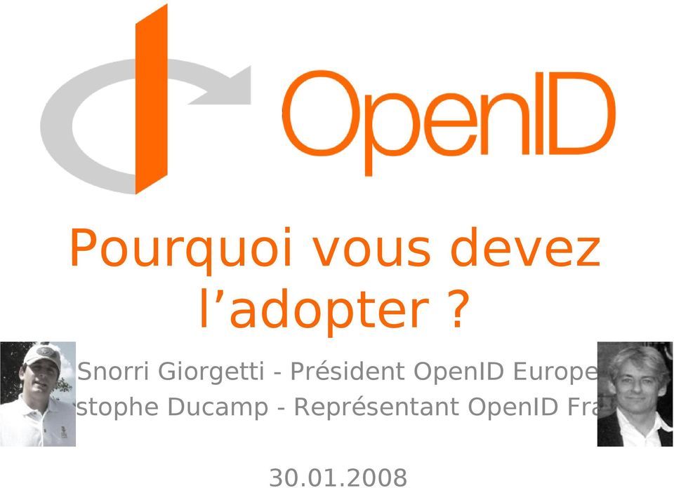 OpenID Europe Christophe Ducamp