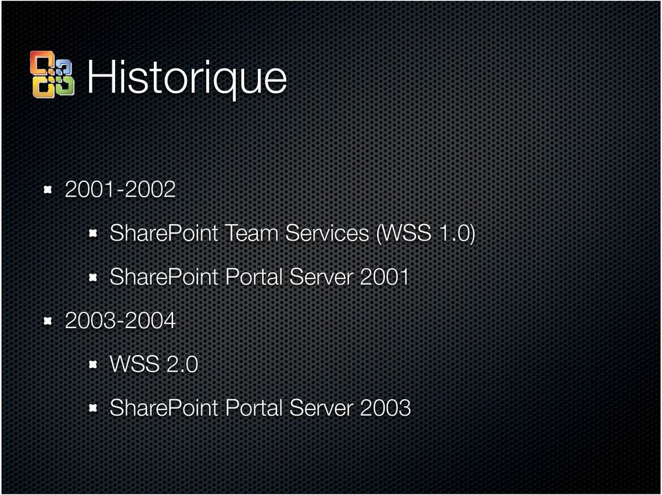 0) SharePoint Portal Server 2001