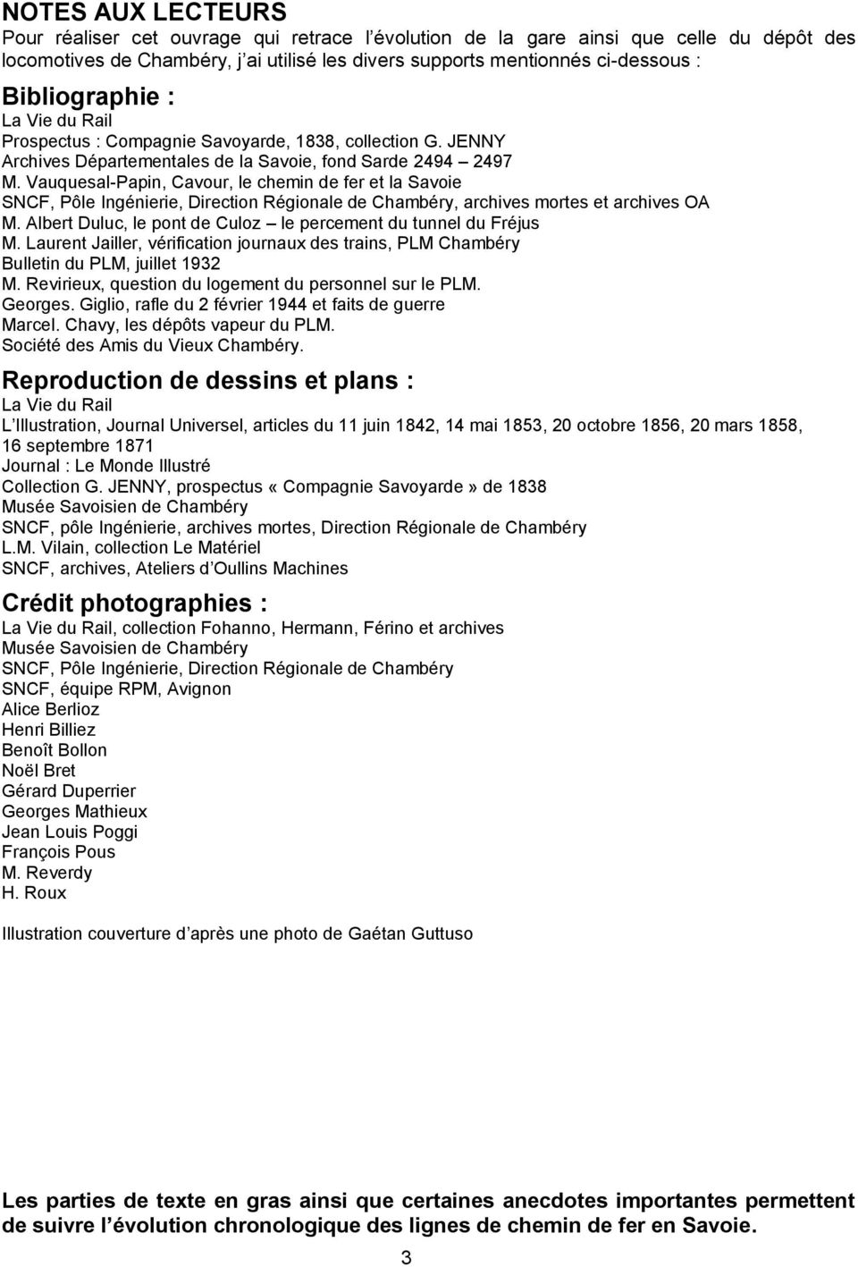 Vauquesal-Papin, Cavour, le chemin de fer et la Savoie SNCF, Pôle Ingénierie, Direction Régionale de Chambéry, archives mortes et archives OA M.