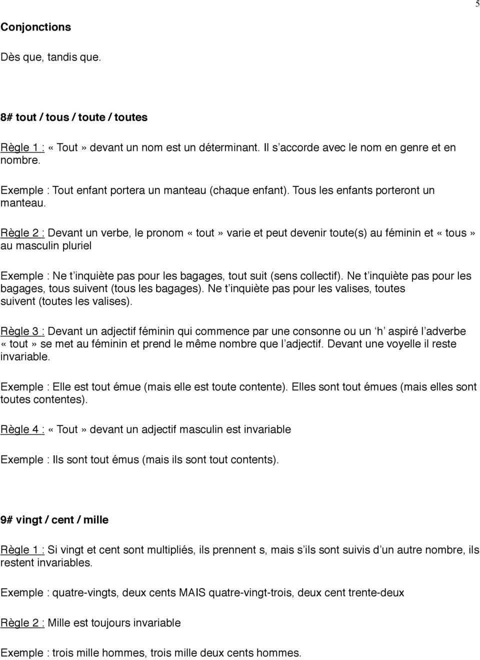 Les 40 règles de base de l orthographe française - PDF Free Download