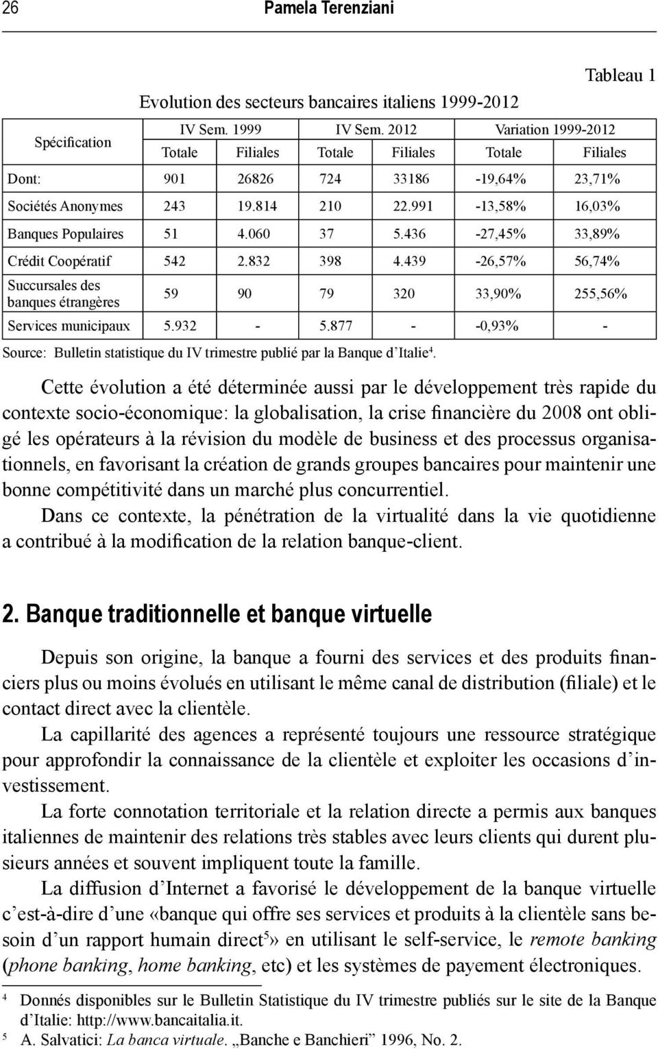 991-13,58% 16,03% Banques Populaires 51 4.060 37 5.436-27,45% 33,89% Crédit Coopératif 542 2.832 398 4.