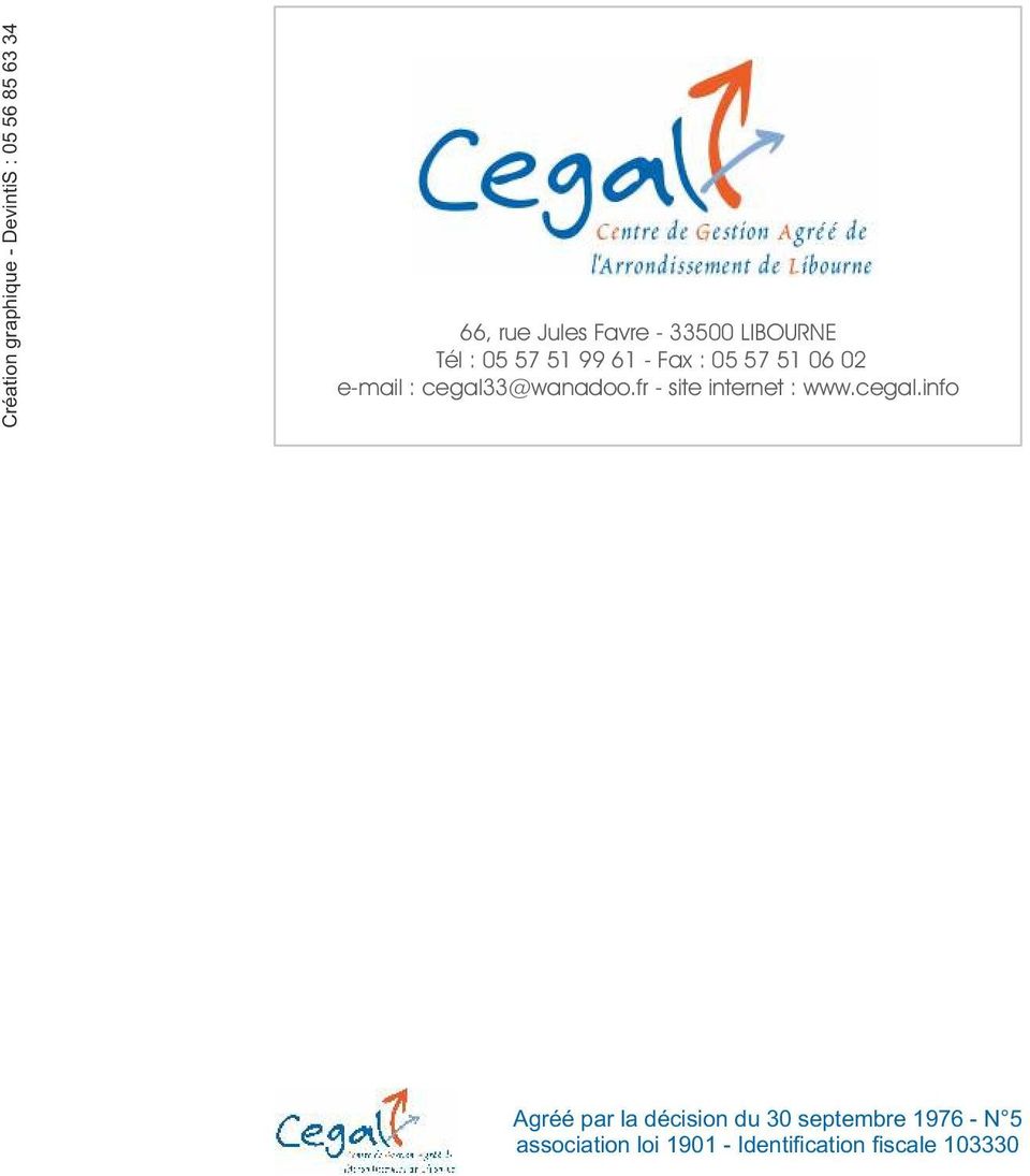 fr - site internet : www.cegal.