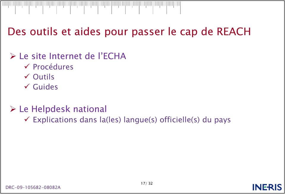 Outils Guides Le Helpdesk national