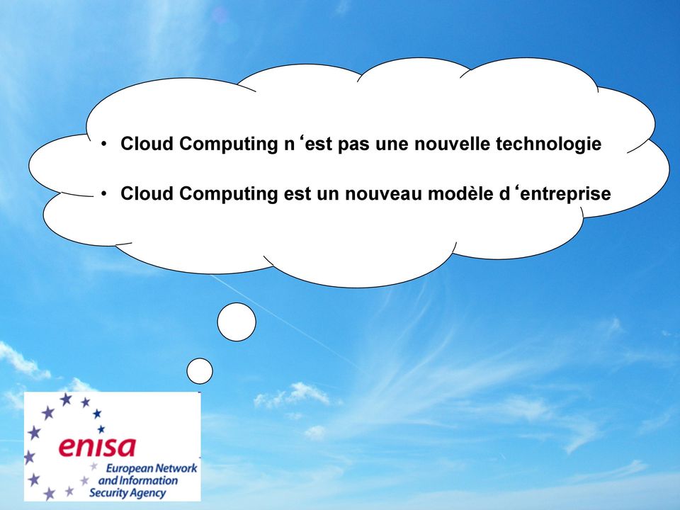 Cloud Computing est un