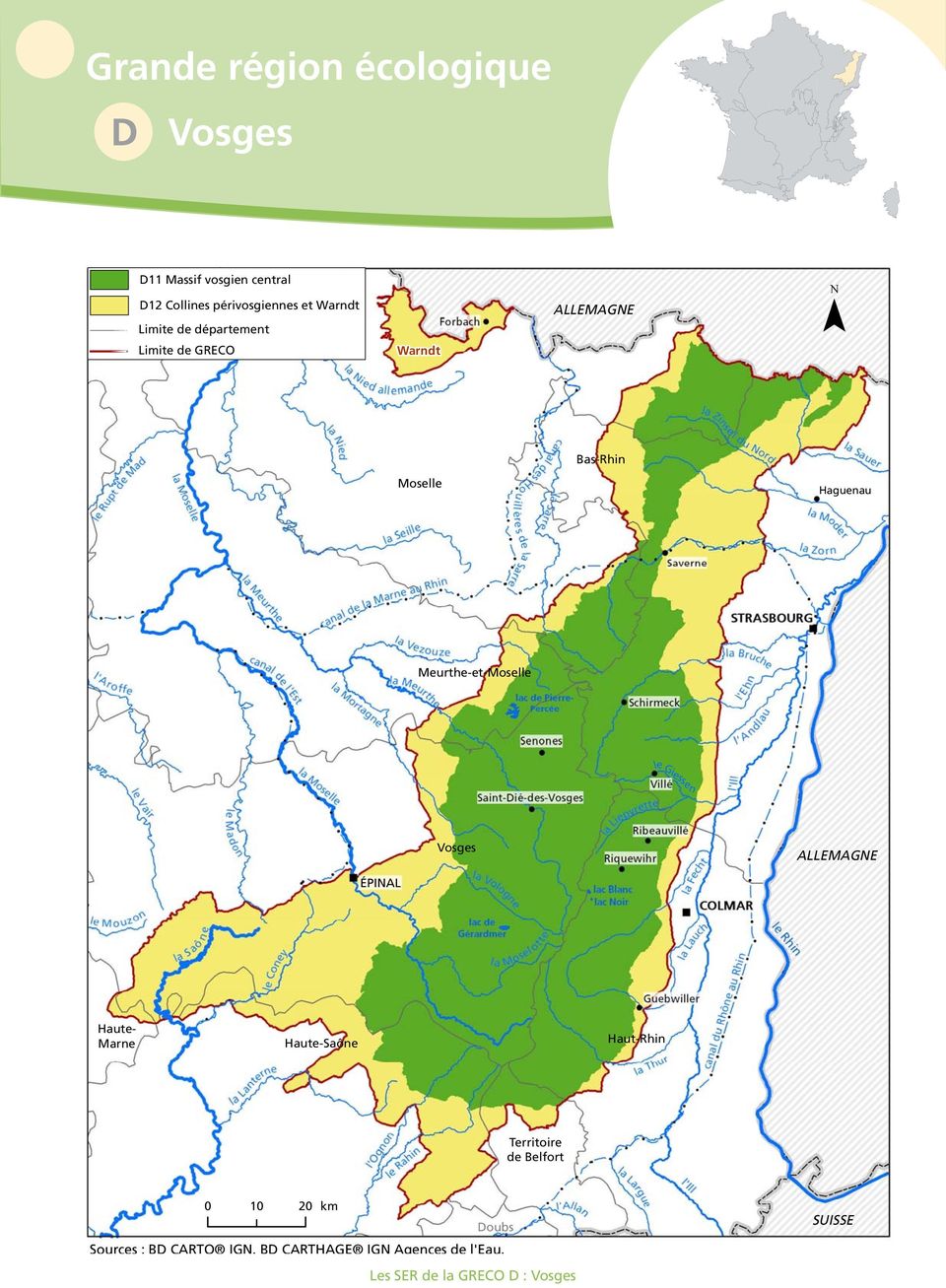 Meurthe-et-Moselle le Giessen Vosges ÉPINAL Haute- Marne Haute-aône Haut-hin Territoire de