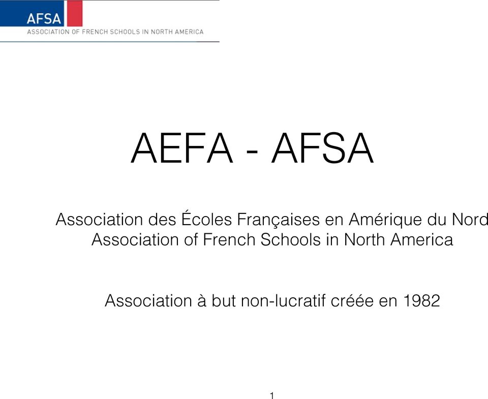 Association of French Schools in North