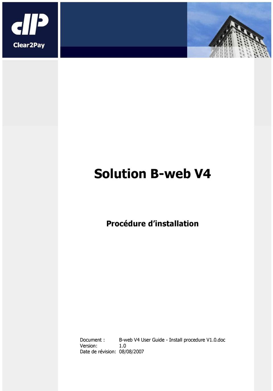 procedure V1.0.doc Version: 1.