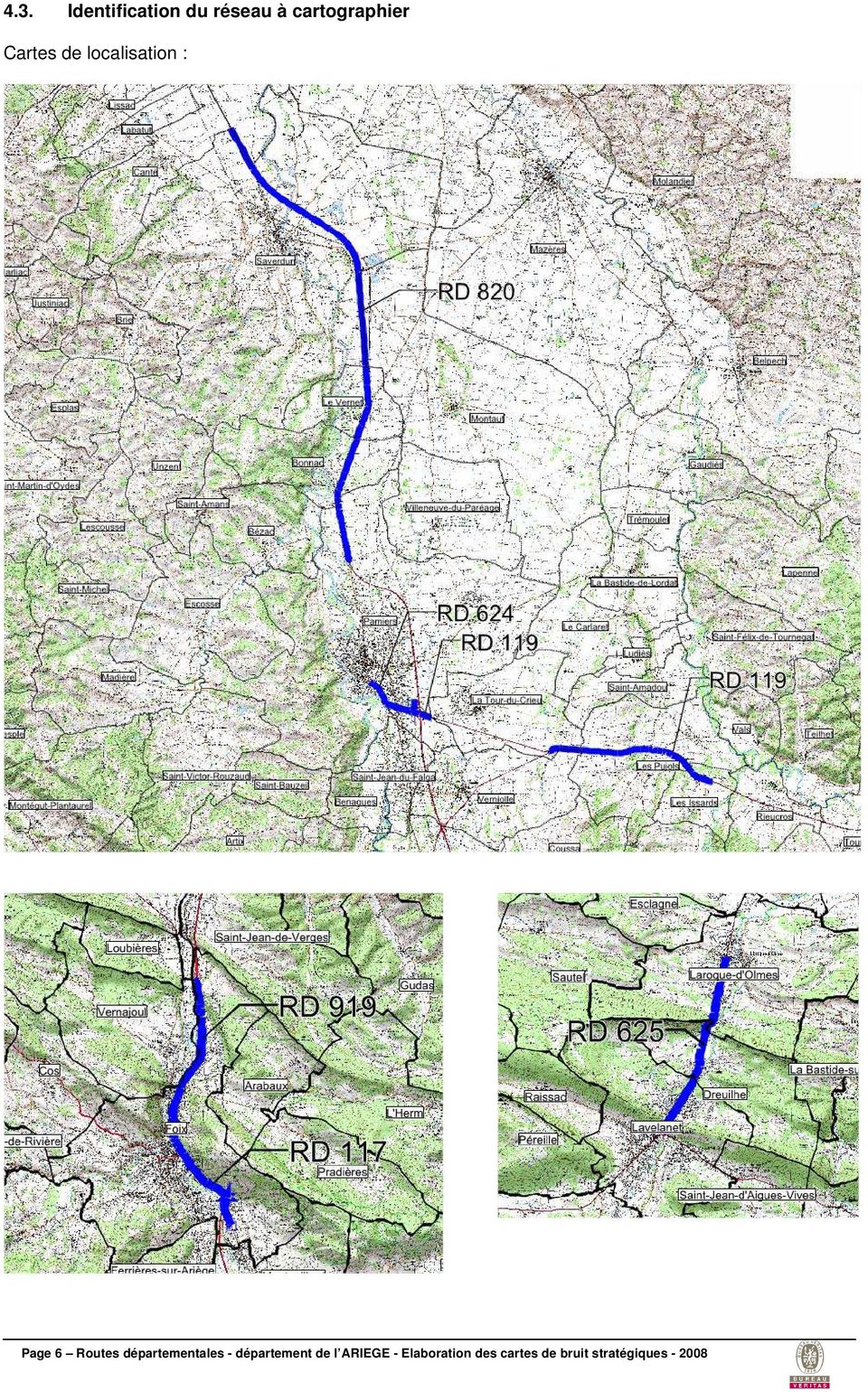 6 Routes départementales - département de l