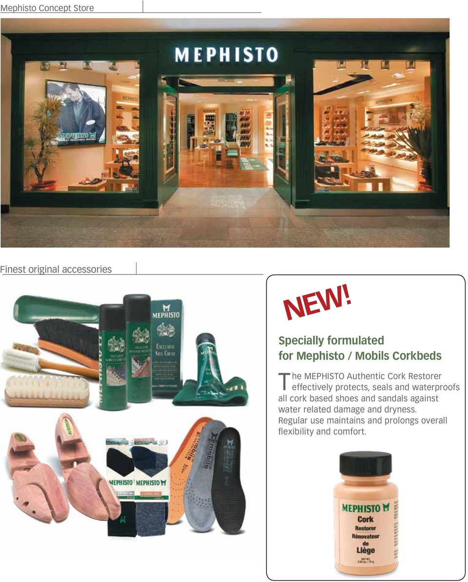 Restorer T effectively protects, seals and waterproofs all cork based shoes and