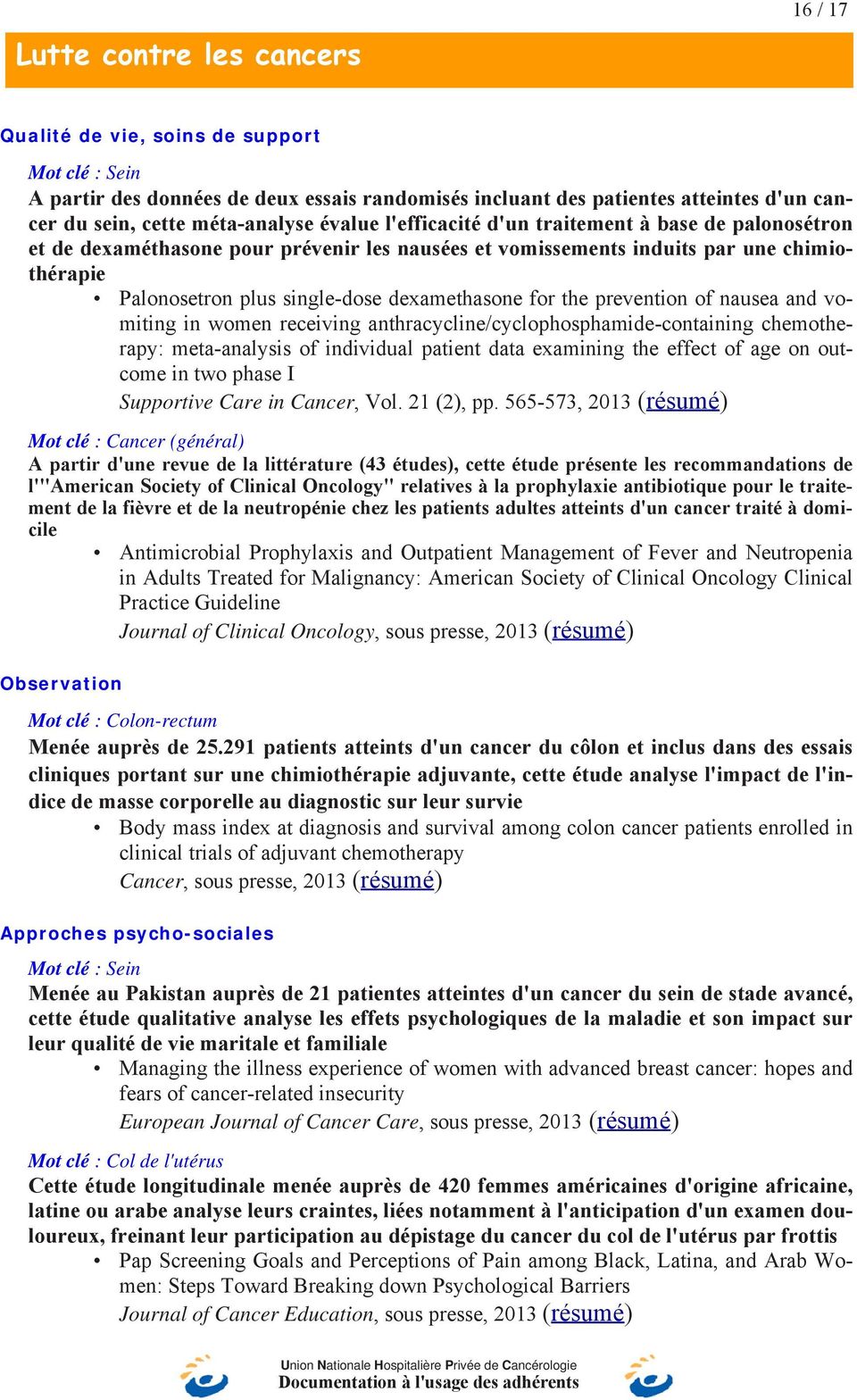dexamethasone for the prevention of nausea and vomiting in women receiving anthracycline/cyclophosphamide-containing chemotherapy: meta-analysis of individual patient data examining the effect of age