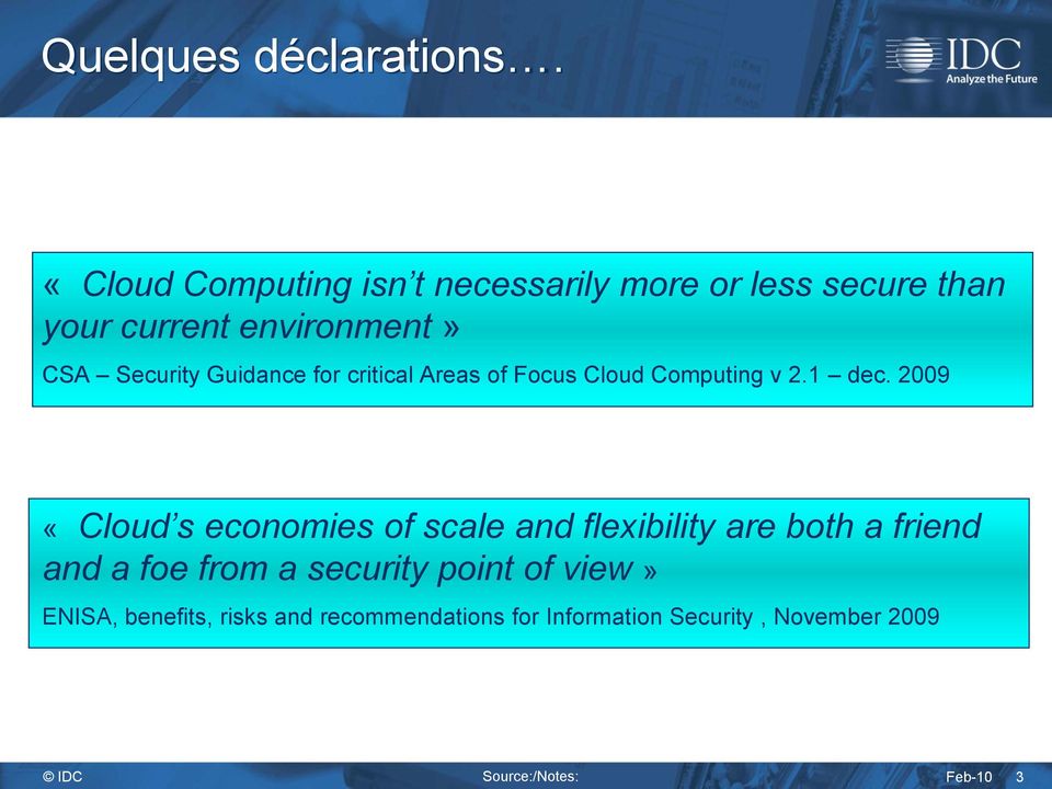 Guidance for critical Areas of Focus Cloud Computing v 2.1 dec.