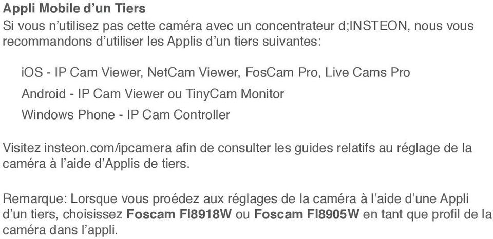 ou TinyCam Monitor Windows Phone - IP Cam