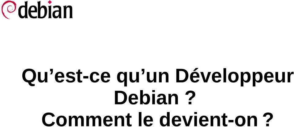 Debian?