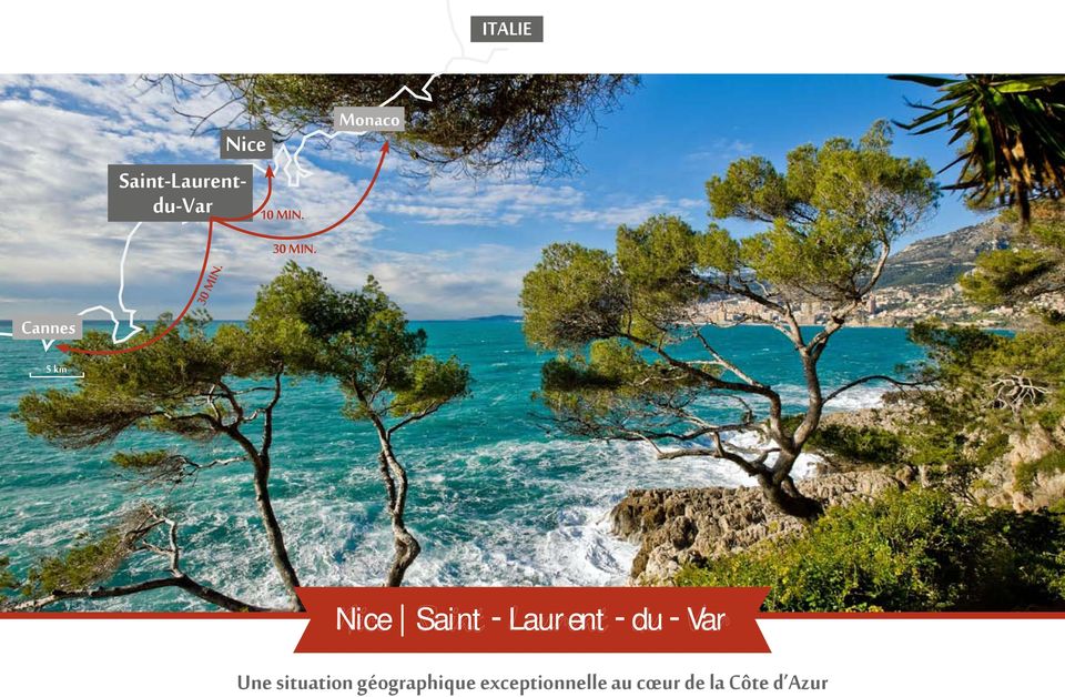 Cannes 5 km Nice Saint - Laurent - du - Var