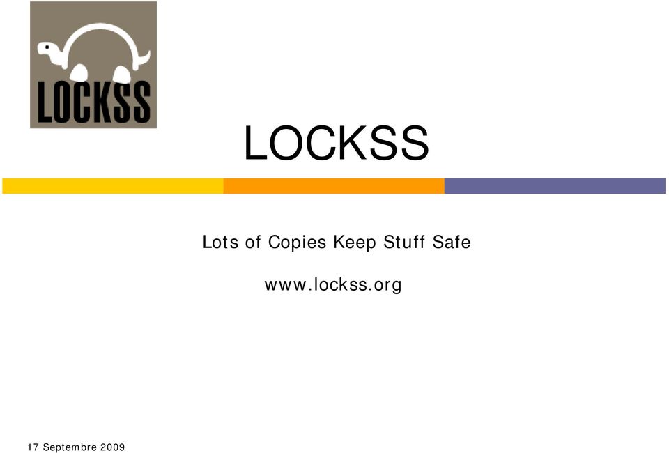 Safe www.lockss.