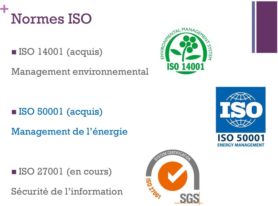 (acquis) Management de l énergie ISO