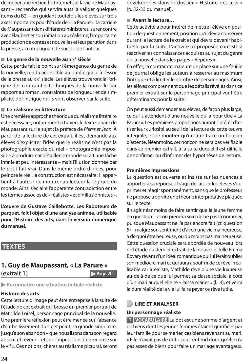 Rédaction Inventer La Suite De La Parure Une nouvelle réaliste, «La parure» - PDF Téléchargement Gratuit