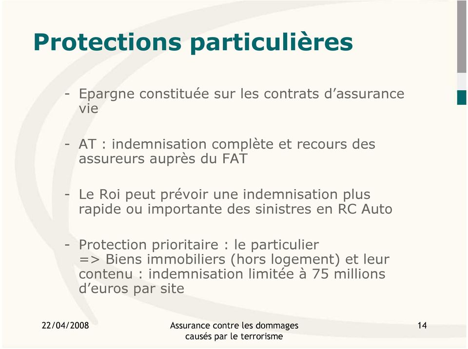 indemnisation plus rapide ou importante des sinistres en RC Auto - Protection prioritaire : le
