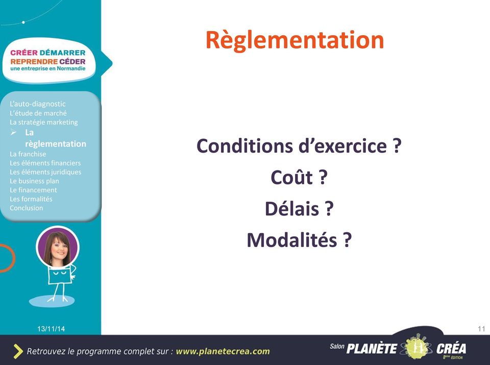 Conditions d exercice?