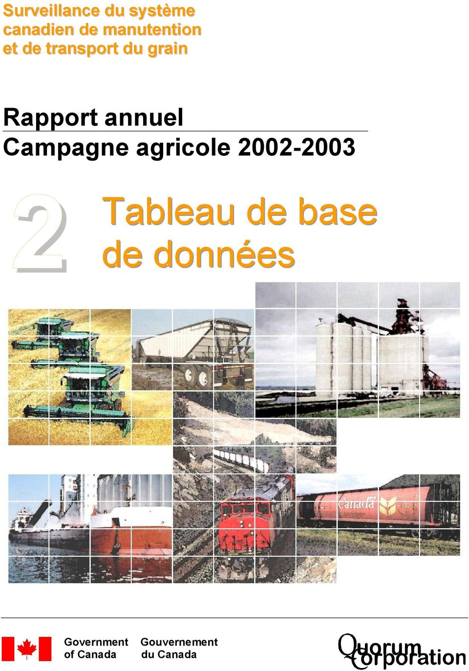 annuel Campagne agricole 2002-2003 2 Tableau