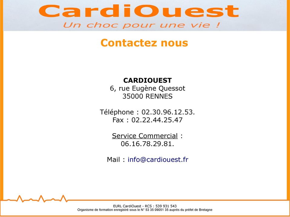 Mail : info@cardiouest.