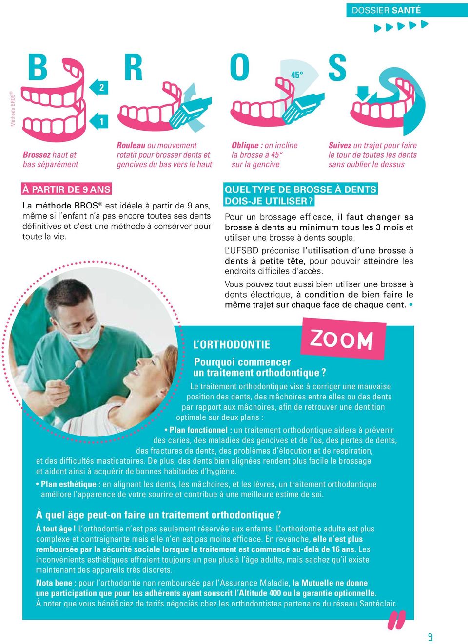 dents définitives et c est une méthode à conserver pour toute la vie. QUEL TYPE DE BROSSE À DENTS DOIS-JE UTILISER?