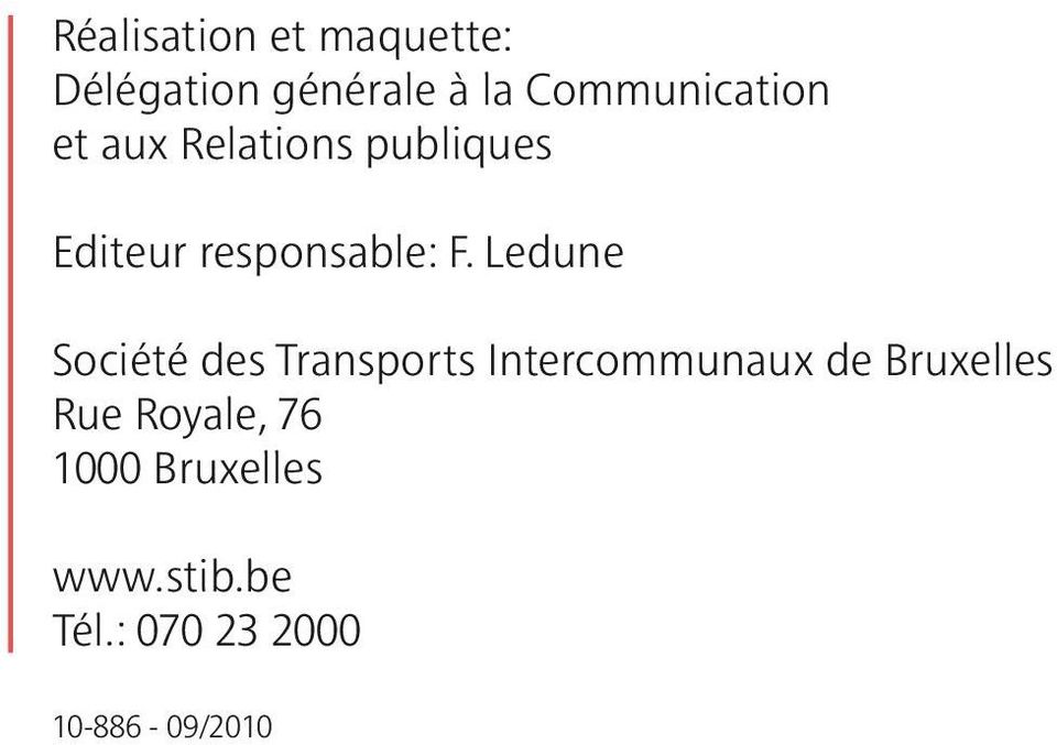 F. Ledune Société des Transports Intercommunaux de Bruxelles