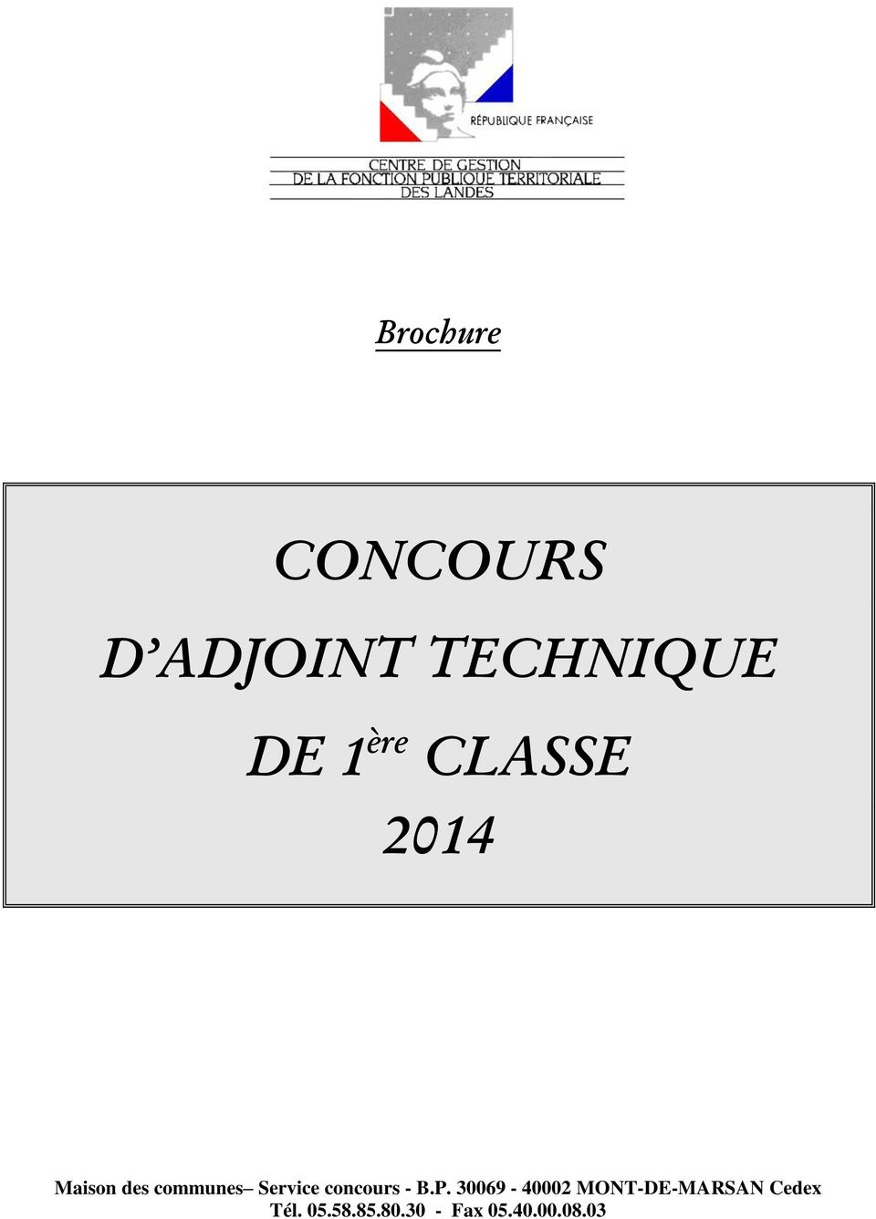 concours - B.P.