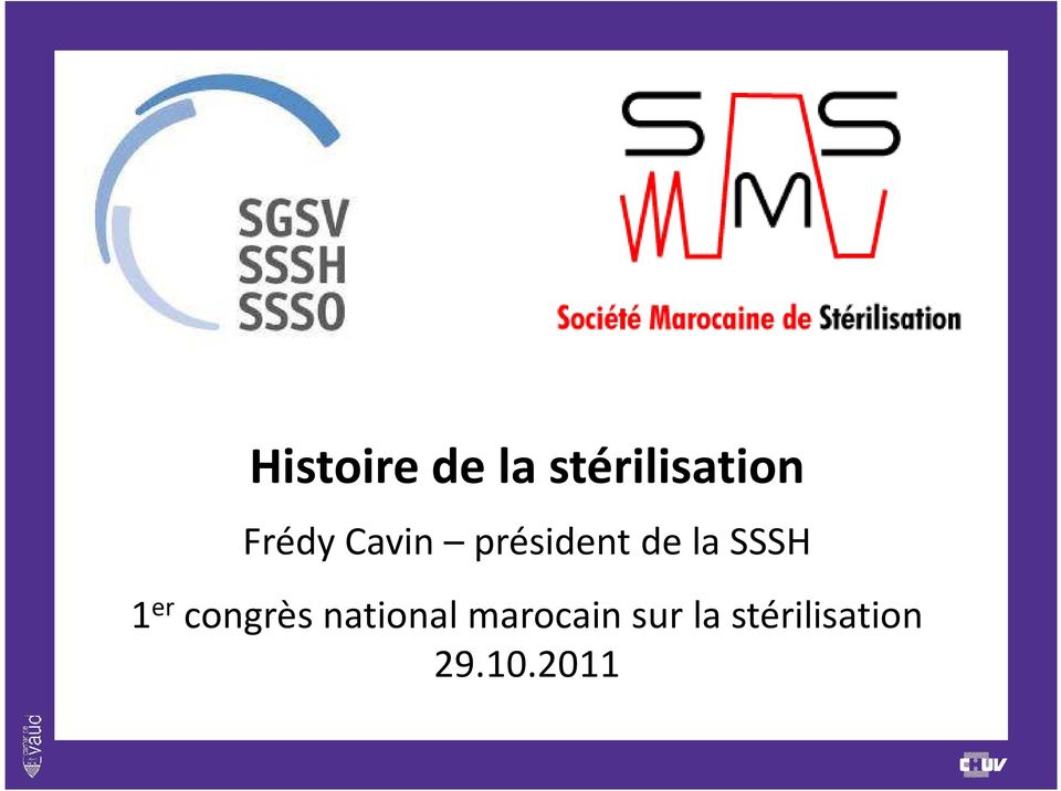 SSSH 1 er congrès national