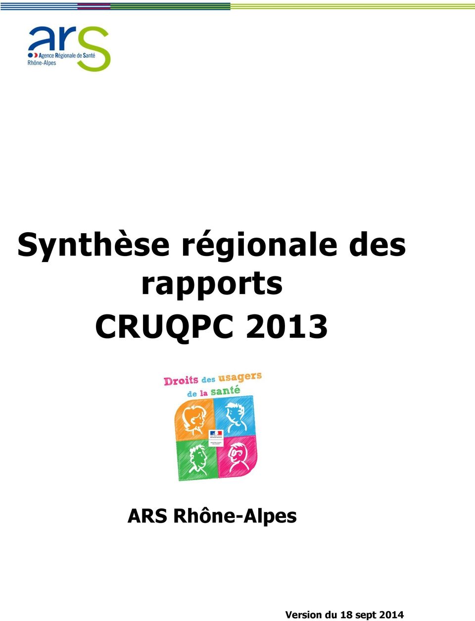 2013 ARS Rhône-Alpes