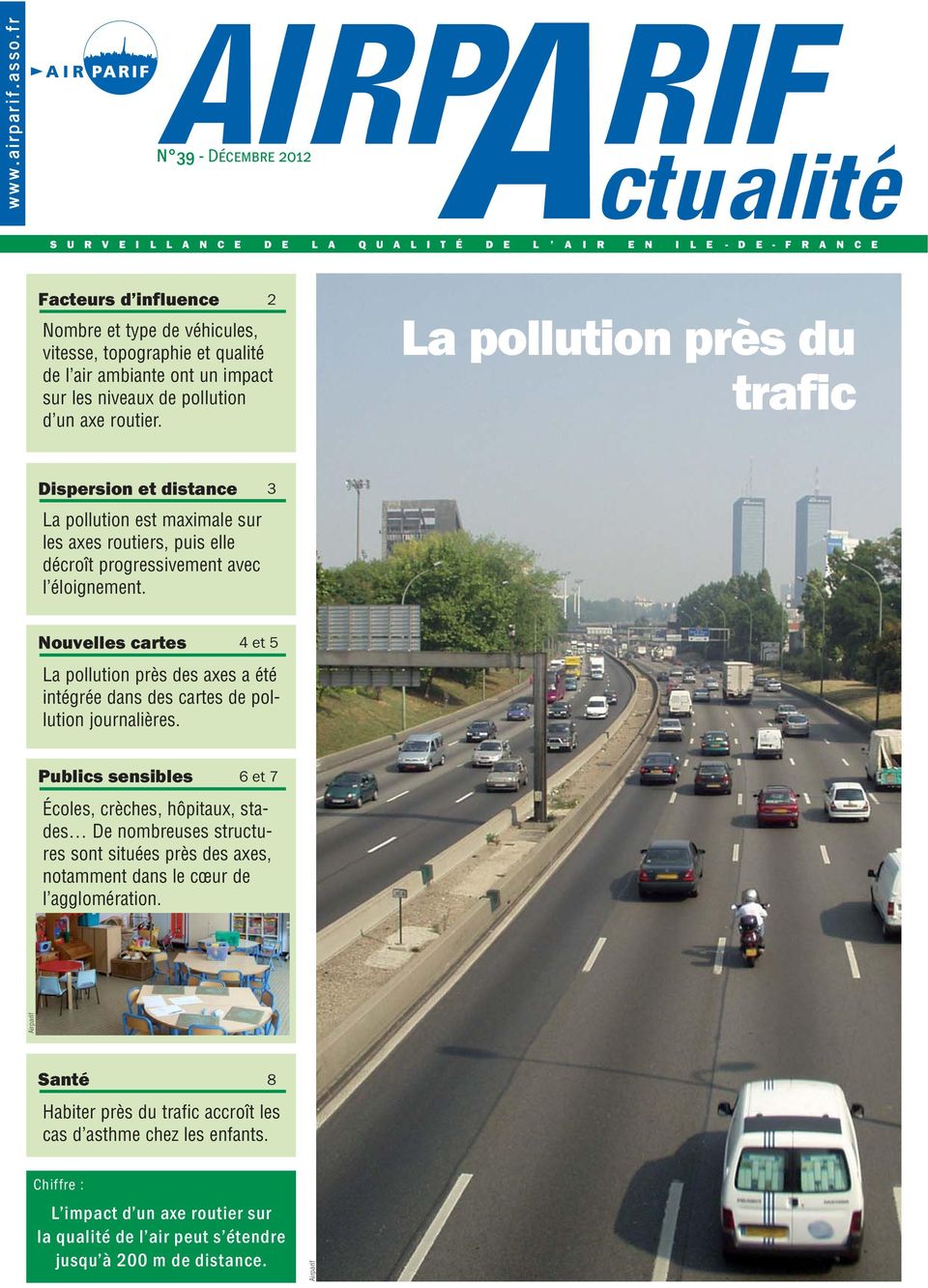 topographie et qualité de l air ambiante ont un impact sur les niveaux de pollution d un axe routier.